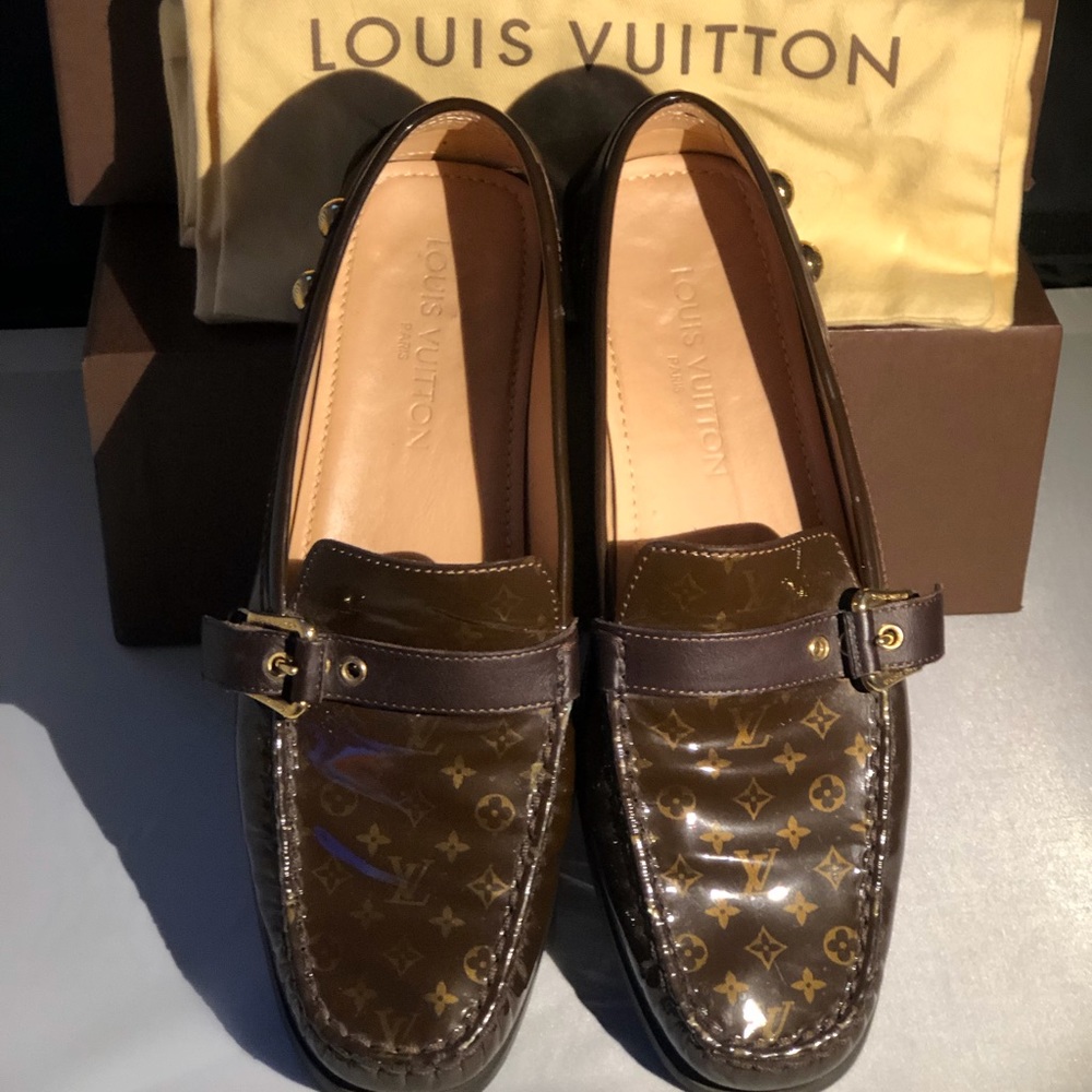 Louis Vuitton Patent Leather Monogram Ladies Shoes sz39